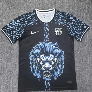 2025/2026 Barcelona Edición Especial Cabeza de León Azul Camiseta de Fútbol Calidad Tailandesa