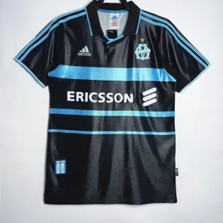 1999-2000 Retro Olympique de Marseille Camiseta Tercera Visitante Fútbol Calidad Tailandesa