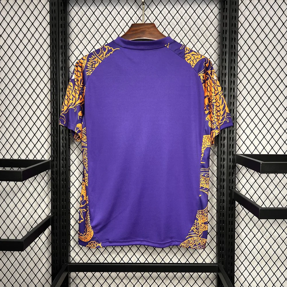 Camiseta Edición Especial Dragón Púrpura Real Madrid 2024/2025 Calidad Tailandesa