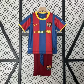 2010/2011 Retro Barcelona Local Camiseta de Fútbol Calidad Tailandesa Talla Infantil