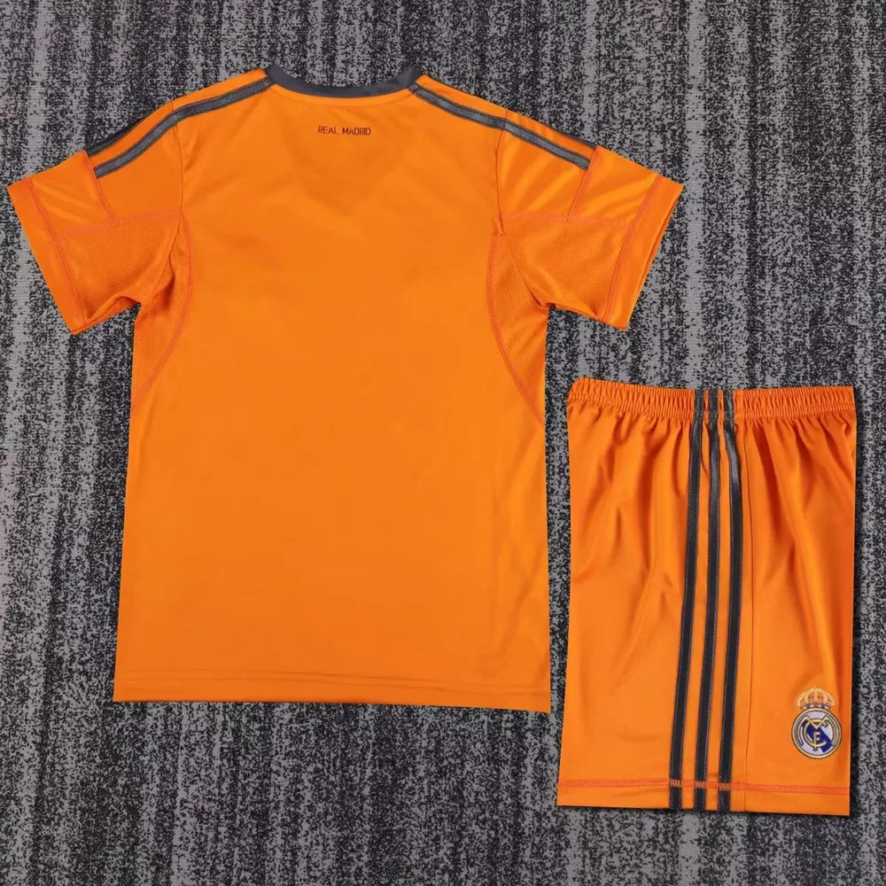 Camiseta de Fútbol Tercera Visitante Retro de Real Madrid 2013-2014 Calidad Tailandesa Talla Infantil