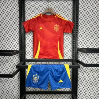 Camiseta de Fútbol España Local 2024 Calidad Tailandesa Talla Infantil