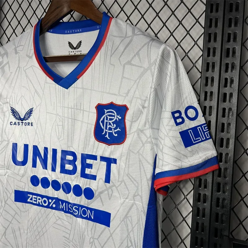 Camiseta de Fútbol Visitante Rangers 2024/2025 Calidad Thai