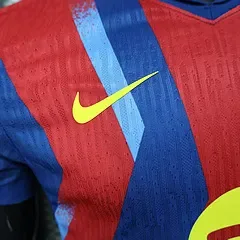 2025/2026 Versión Jugador Camiseta de Fútbol Cuarta Visitante del Barcelona Calidad Tailandesa — Vista 4