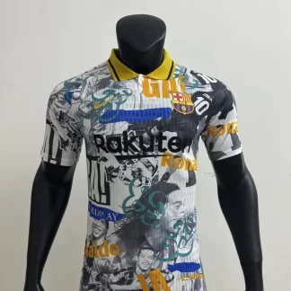 Camiseta de Fútbol Barcelona 2025/2026 Versión Jugador Edición Co-branded Ronaldinho Calidad Tailandesa — Vista 1