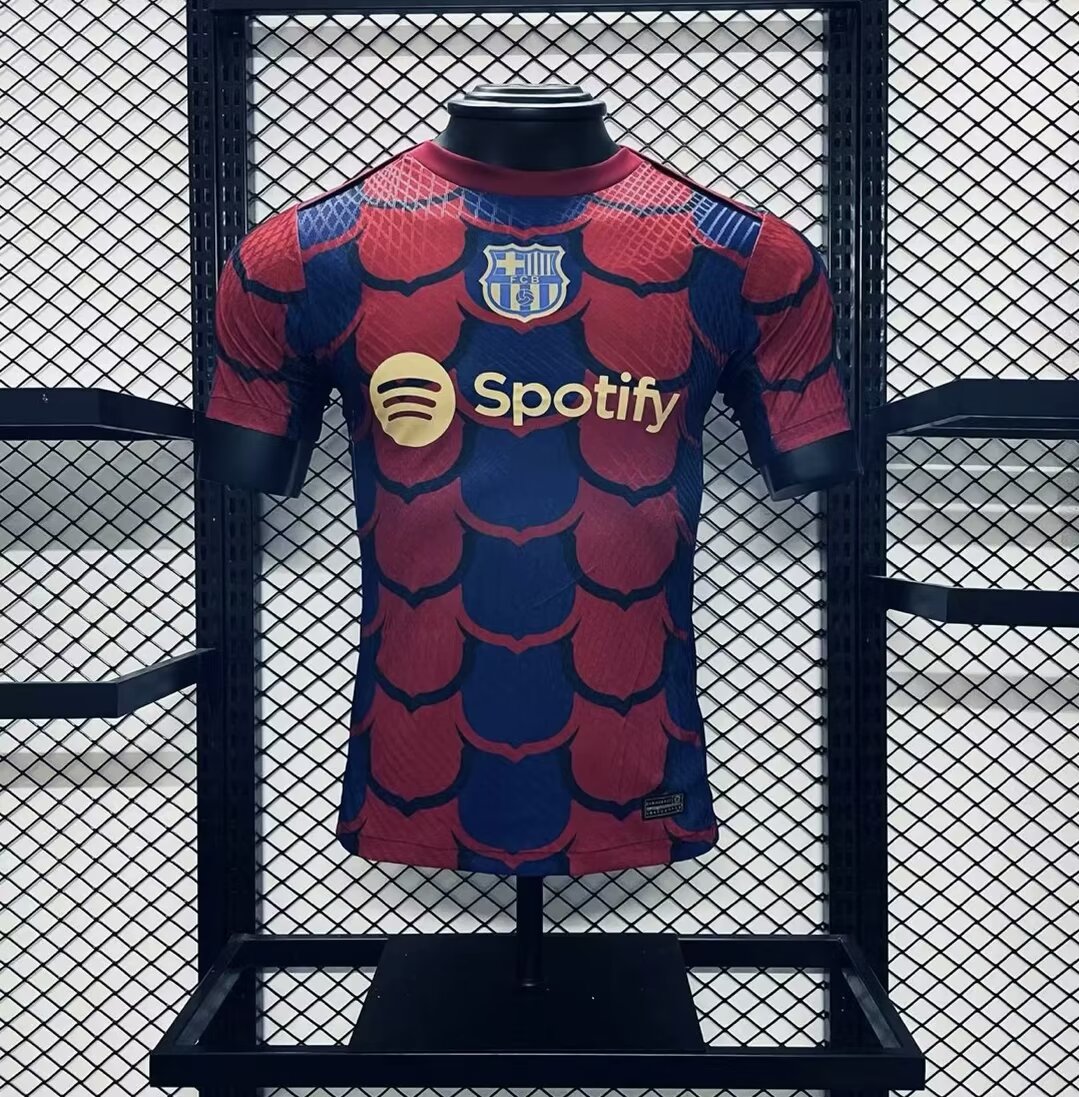 Camiseta Edición Especial Versión Jugador Barcelona 2024/2025 Calidad Tailandesa — Vista 4