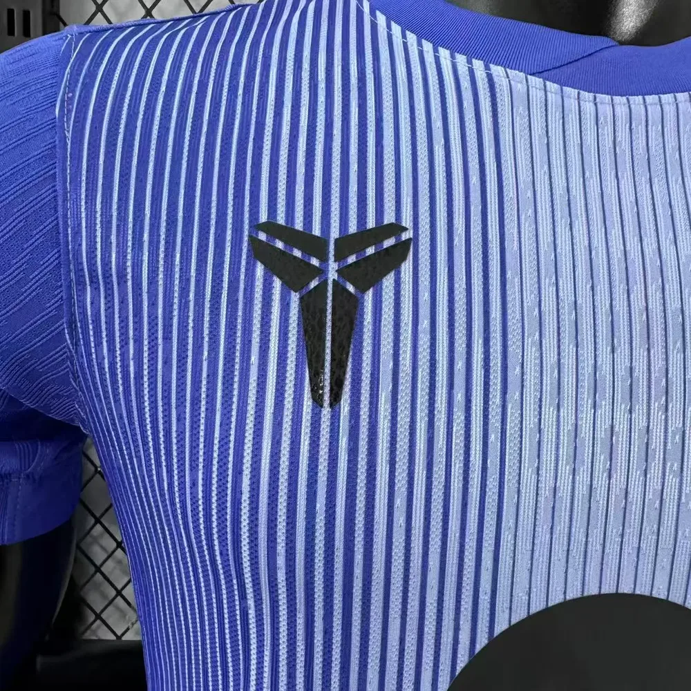 Camiseta de fútbol Entrenamiento Morado Barcelona Versión Jugador 2025/2026 Calidad Thai — Vista 4