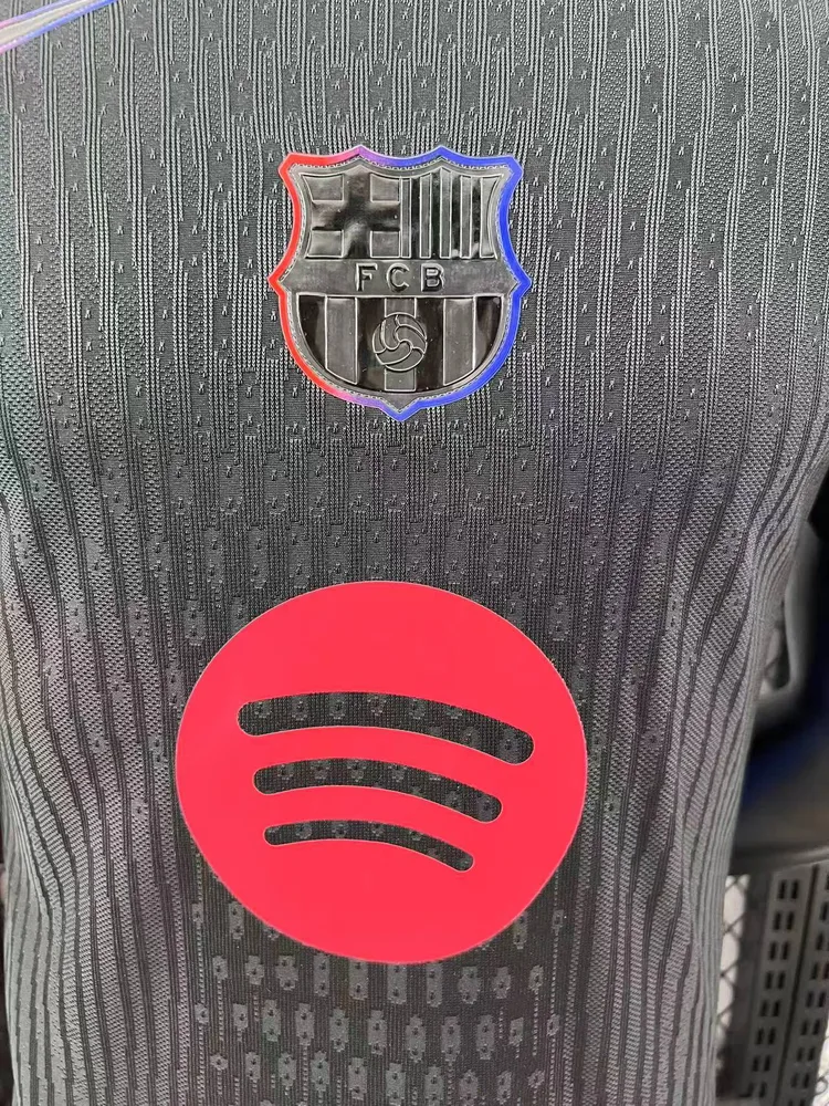 Camiseta de Fútbol Visitante Versión Jugador Barcelona Sin Spotify 2024/2025 Calidad Tailandesa — Vista 5