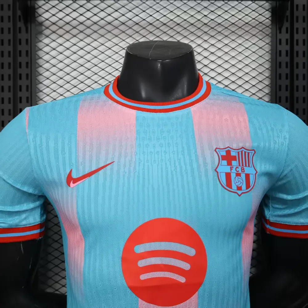 2025/2026 Camiseta Edición Especial 16 Barcelona Versión Jugador Calidad Tailandesa — Vista 3