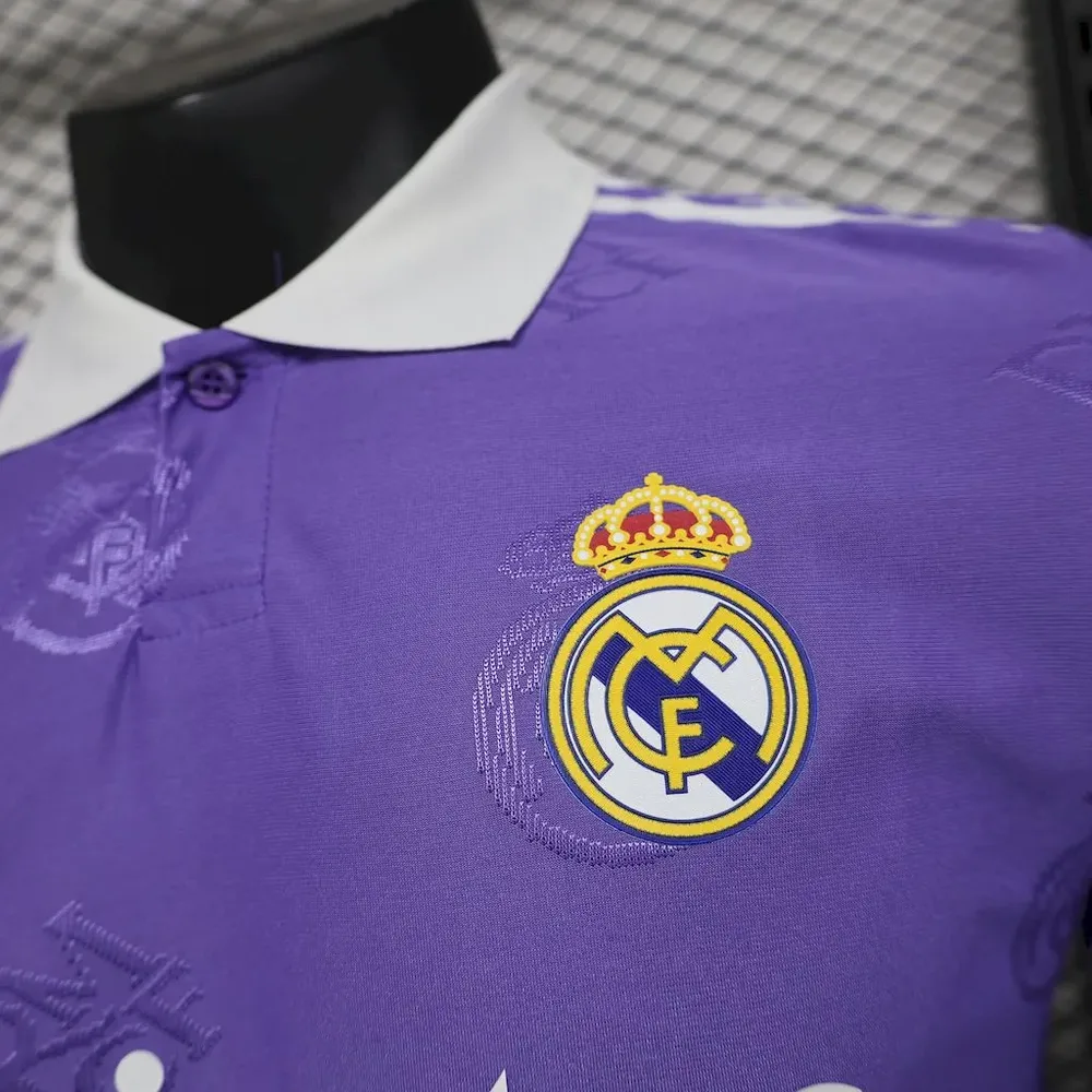 2025/2026 Versión Jugador Edición Especial Real Madrid 01 Camiseta de Fútbol Calidad Tailandesa — Vista 5