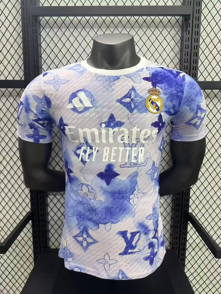 2025/2026 Versión Jugador Camiseta de Fútbol Edición Conjunta Real Madrid Lv Calidad Thai — Vista 1
