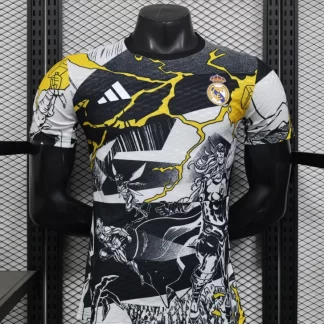 2025/2026 Camiseta de Fútbol Versión Jugador Real Madrid Colaboración Con Marvel Calidad Tailandesa — Vista 1