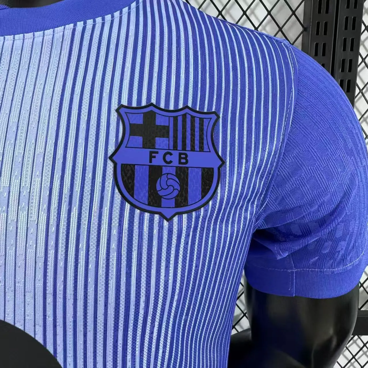 Camiseta de fútbol Entrenamiento Morado Barcelona Versión Jugador 2025/2026 Calidad Thai — Vista 16