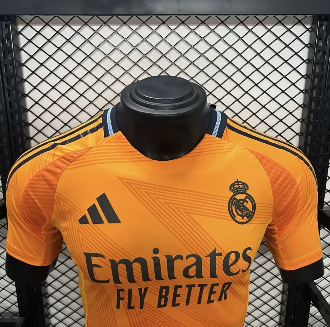 Camiseta de Fútbol Real Madrid Visitante Versión Jugador 2024/2025 Calidad Tailandesa — Vista 6