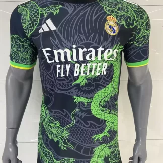 2025/2026 Versión Jugador Real Madrid Dragón Verde Edición Especial Camiseta Fútbol Calidad Thai — Vista 1