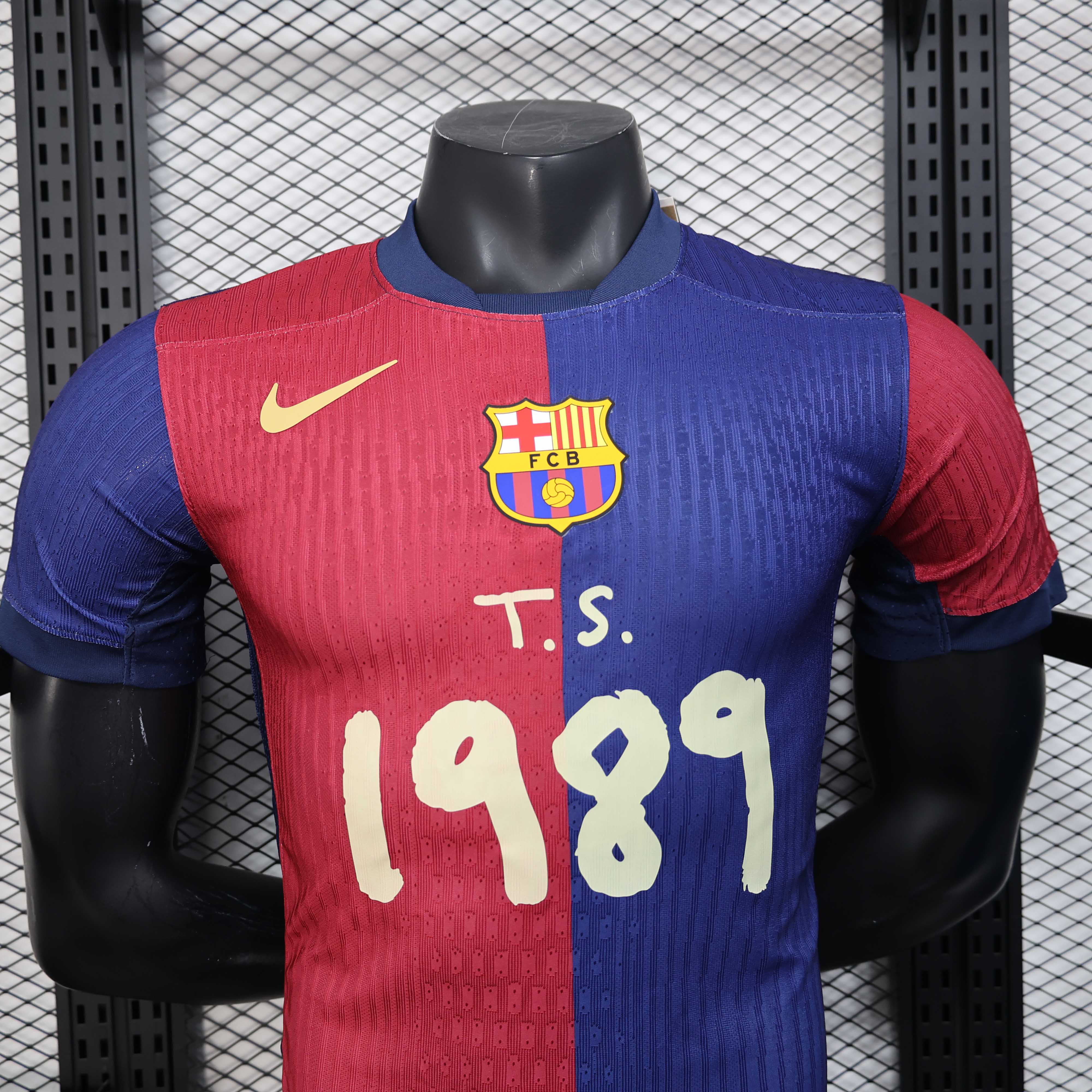 2025/2026 Camiseta de Fútbol Local 1989 Publicidad del Barcelona Versión Jugador Calidad Tailandesa — Vista 14