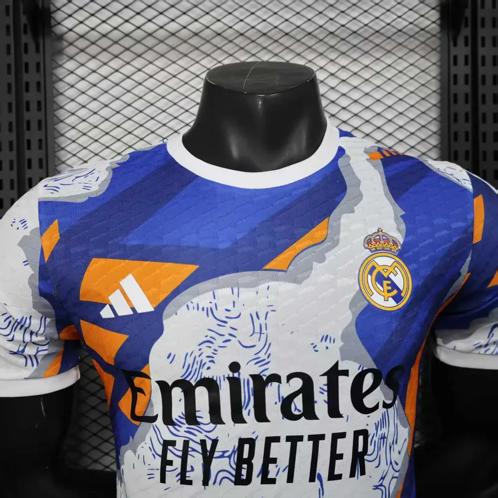 Camiseta de Fútbol Real Madrid 2025/2026 Versión Jugador Edición Especial 25 Calidad Tailandesa — Vista 3