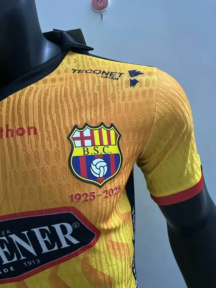 2025/2026 Barcelona Versión Jugador Centenario Camiseta Fútbol Calidad Tailandesa — Vista 5