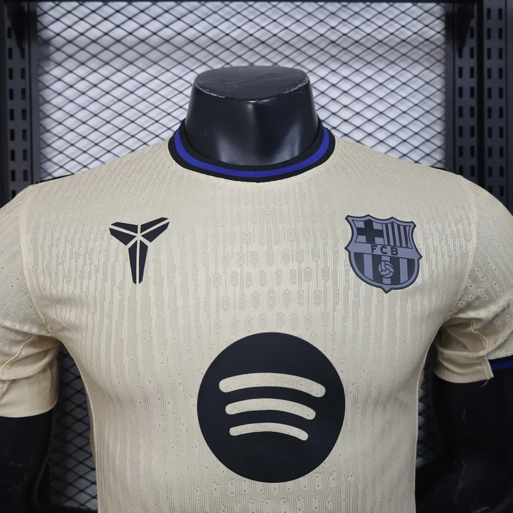 2025/2026 Versión Jugador Barcelona Visitante Camiseta de Fútbol Calidad Tailandesa — Vista 3