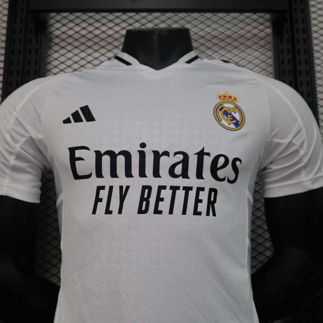 Camiseta de Fútbol Local del Real Madrid Versión Jugador 2024/2025 Calidad Tailandesa — Vista 14
