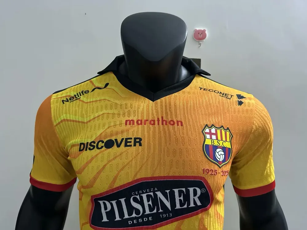 2025/2026 Barcelona Versión Jugador Centenario Camiseta Fútbol Calidad Tailandesa — Vista 3