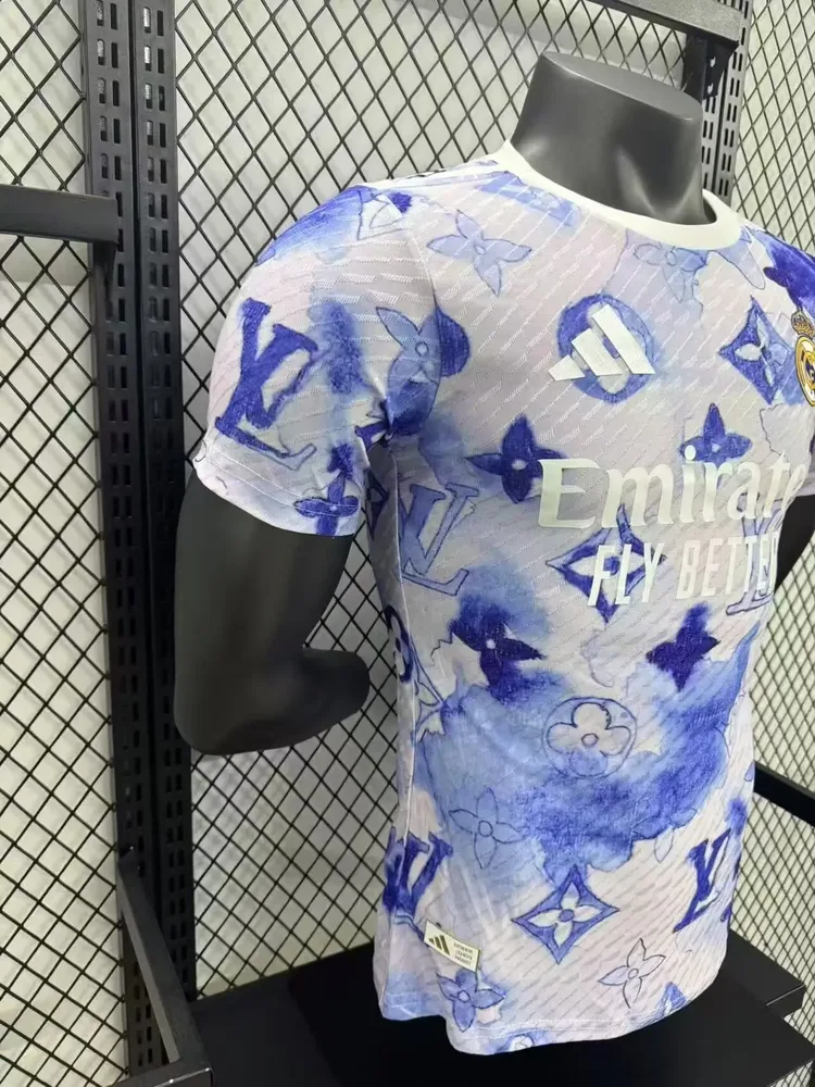 2025/2026 Versión Jugador Camiseta de Fútbol Edición Conjunta Real Madrid Lv Calidad Thai — Vista 8