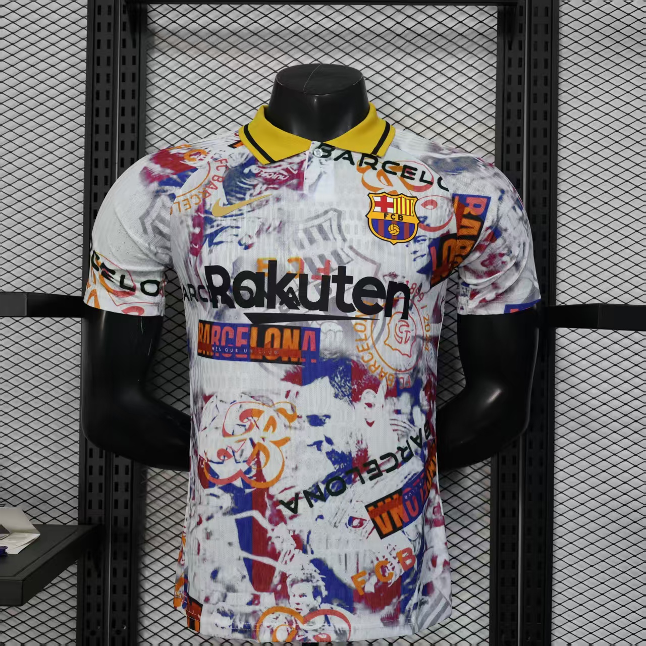 Camiseta de Fútbol Barcelona 2025/2026 Versión Jugador Edición Co-branded Messi Calidad Tailandesa — Vista 8