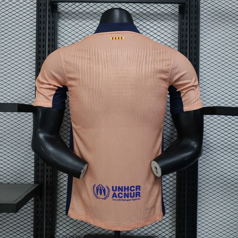 2025/2026 Versión Jugador Camiseta de Fútbol Rosa Barcelona 01 Calidad Tailandesa — Vista 2