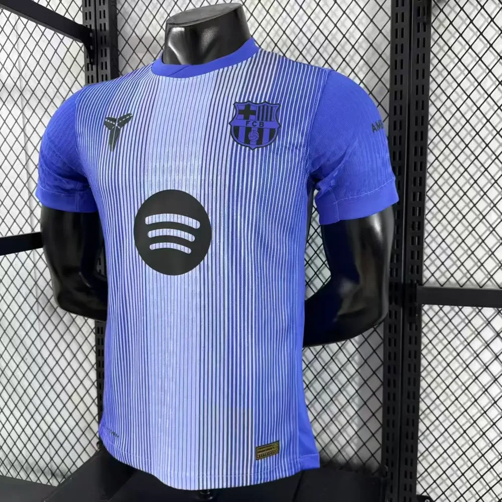 Camiseta de fútbol Entrenamiento Morado Barcelona Versión Jugador 2025/2026 Calidad Thai — Vista 9
