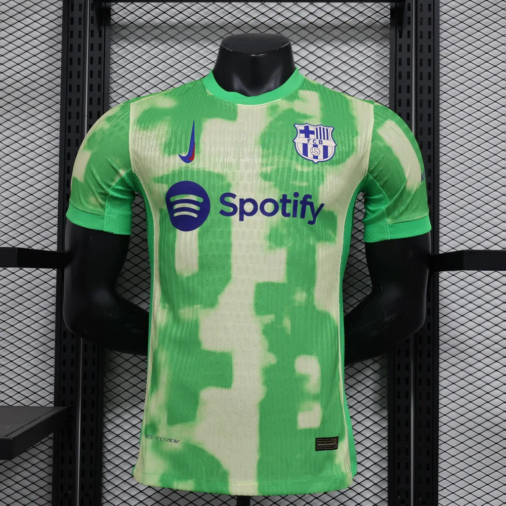 Camiseta de Fútbol Versión Jugador Tercera Equipación Visitante Barcelona 2024/2025 — Vista 1