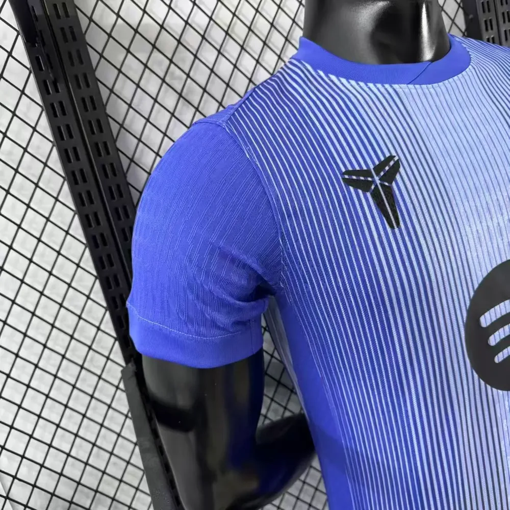 Camiseta de fútbol Entrenamiento Morado Barcelona Versión Jugador 2025/2026 Calidad Thai — Vista 6