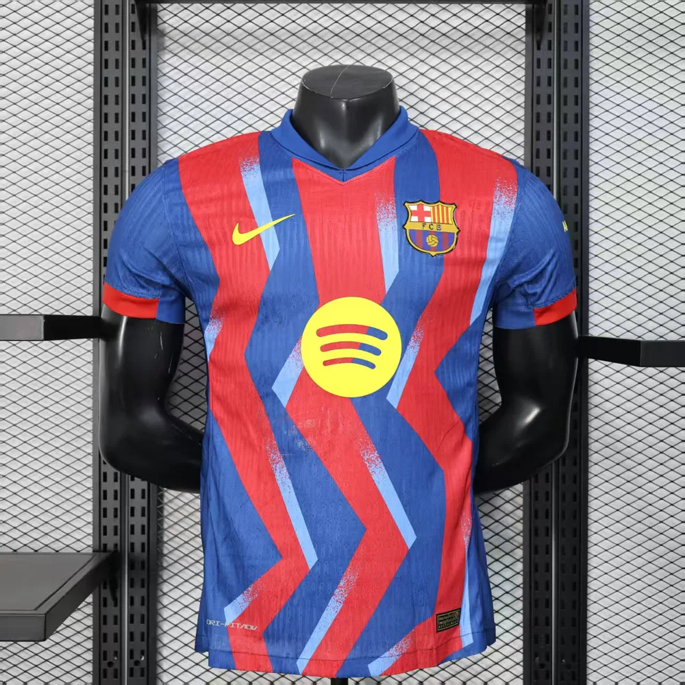2025/2026 Versión Jugador Camiseta de Fútbol Cuarta Visitante del Barcelona Calidad Tailandesa — Vista 1