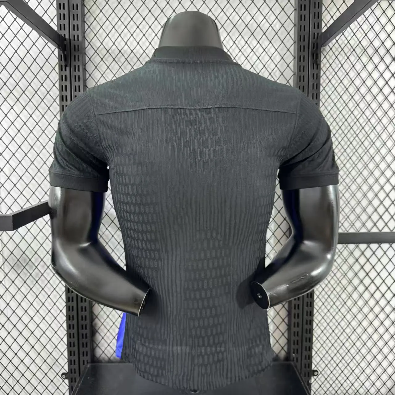 2025/2026 Camiseta de Fútbol Versión Jugador Barcelona Versión Conjunta Negra Calidad Tailandesa — Vista 11