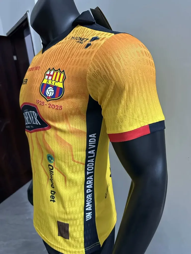 2025/2026 Barcelona Versión Jugador Centenario Camiseta Fútbol Calidad Tailandesa — Vista 7