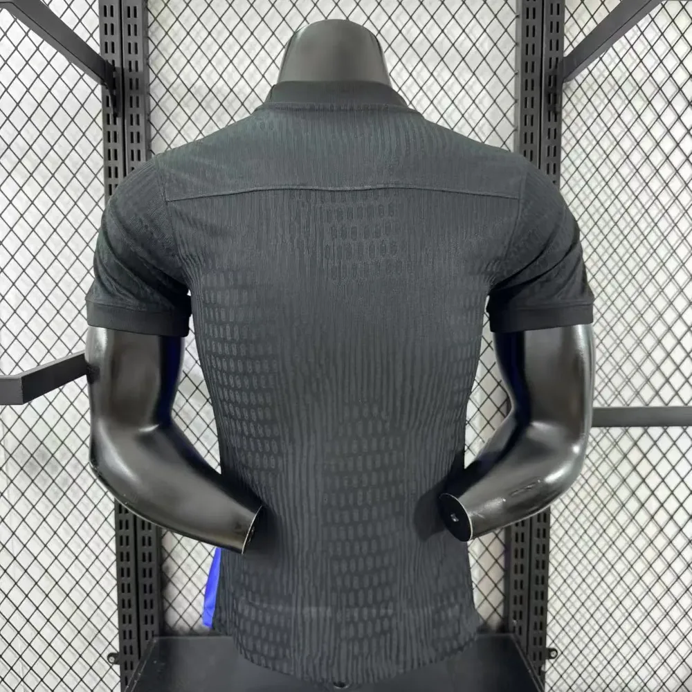 2025/2026 Camiseta de Fútbol Versión Jugador Barcelona Versión Conjunta Negra Calidad Tailandesa — Vista 2