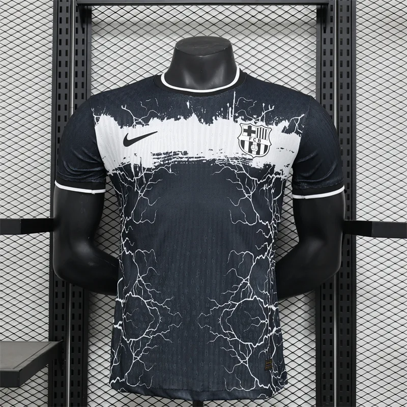 2025/2026 Barcelona Versión Jugador Edición Especial Trueno Catalán Camiseta de Fútbol Calidad Tailandesa — Vista 1