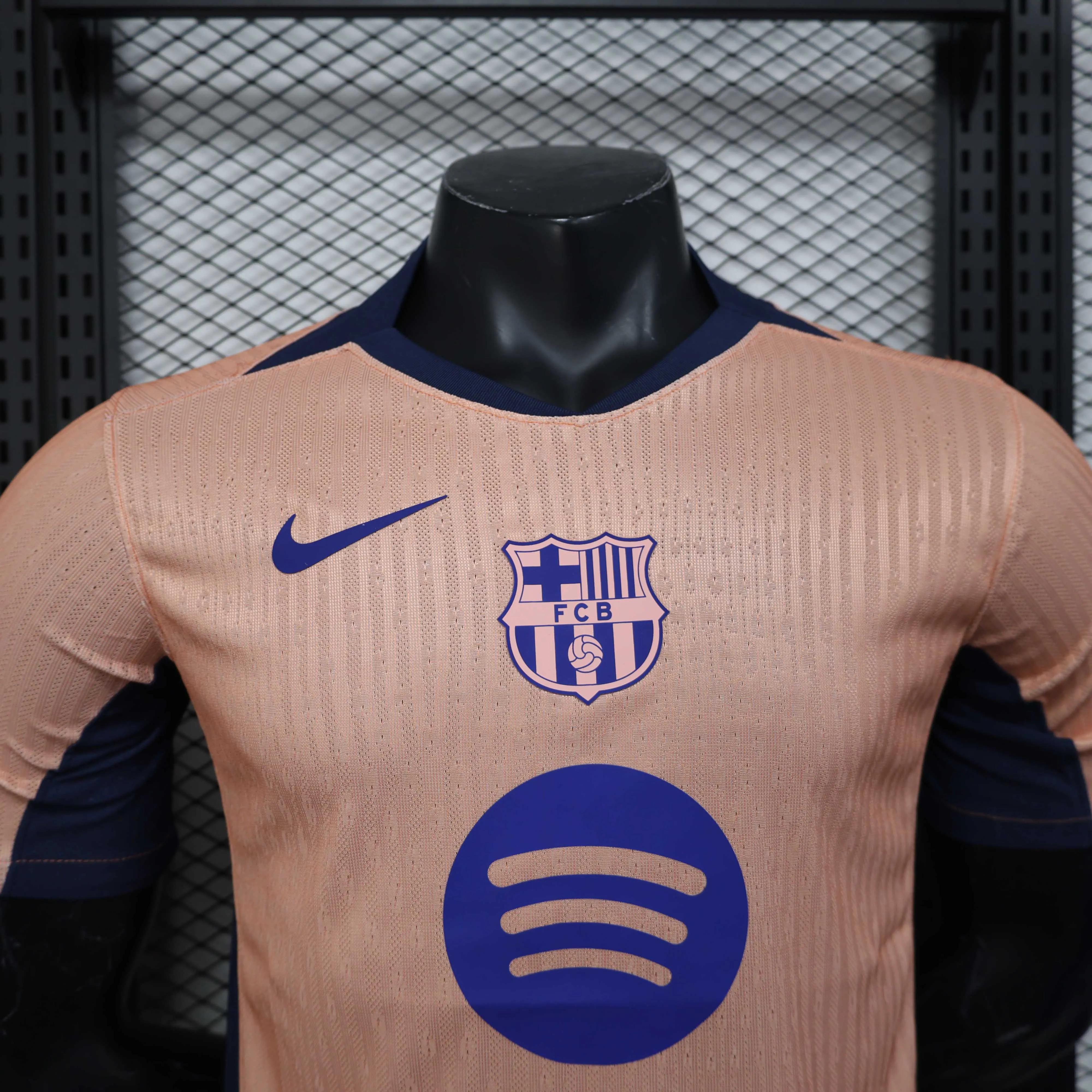 2025/2026 Versión Jugador Camiseta de Fútbol Rosa Barcelona 01 Calidad Tailandesa — Vista 15