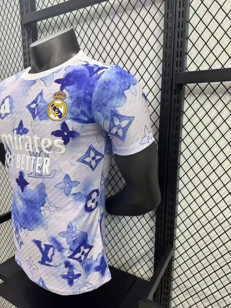2025/2026 Versión Jugador Camiseta de Fútbol Edición Conjunta Real Madrid Lv Calidad Thai — Vista 9