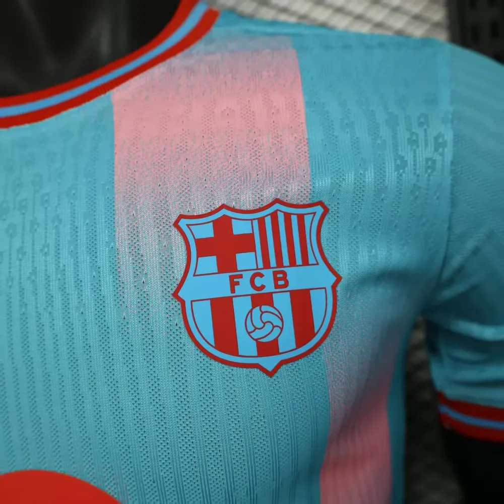 2025/2026 Camiseta Edición Especial 16 Barcelona Versión Jugador Calidad Tailandesa — Vista 5