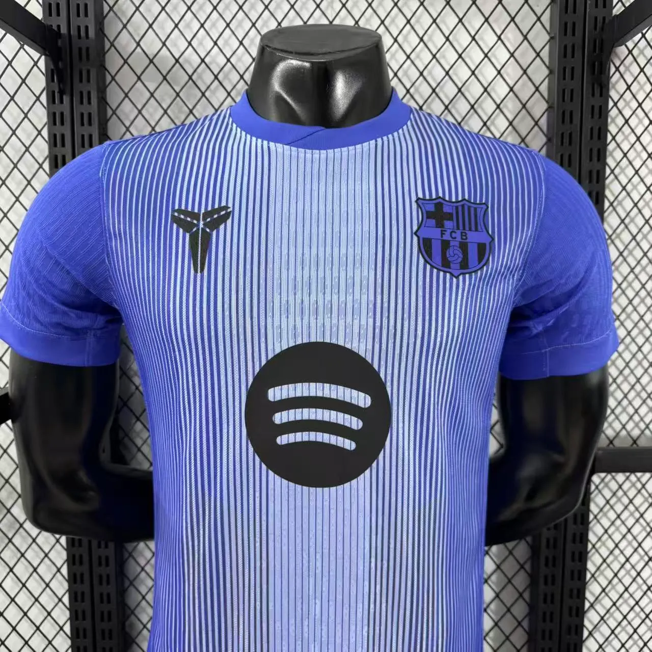 Camiseta de fútbol Entrenamiento Morado Barcelona Versión Jugador 2025/2026 Calidad Thai — Vista 14
