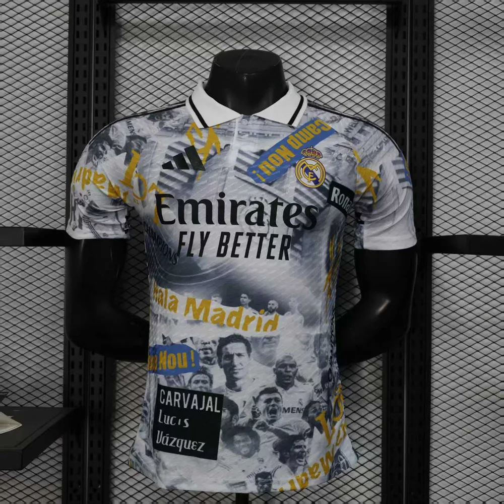 Camiseta de Fútbol Real Madrid 2025/2026 Versión Jugador Lo Mejor de la Champions League Calidad Tailandesa — Vista 1