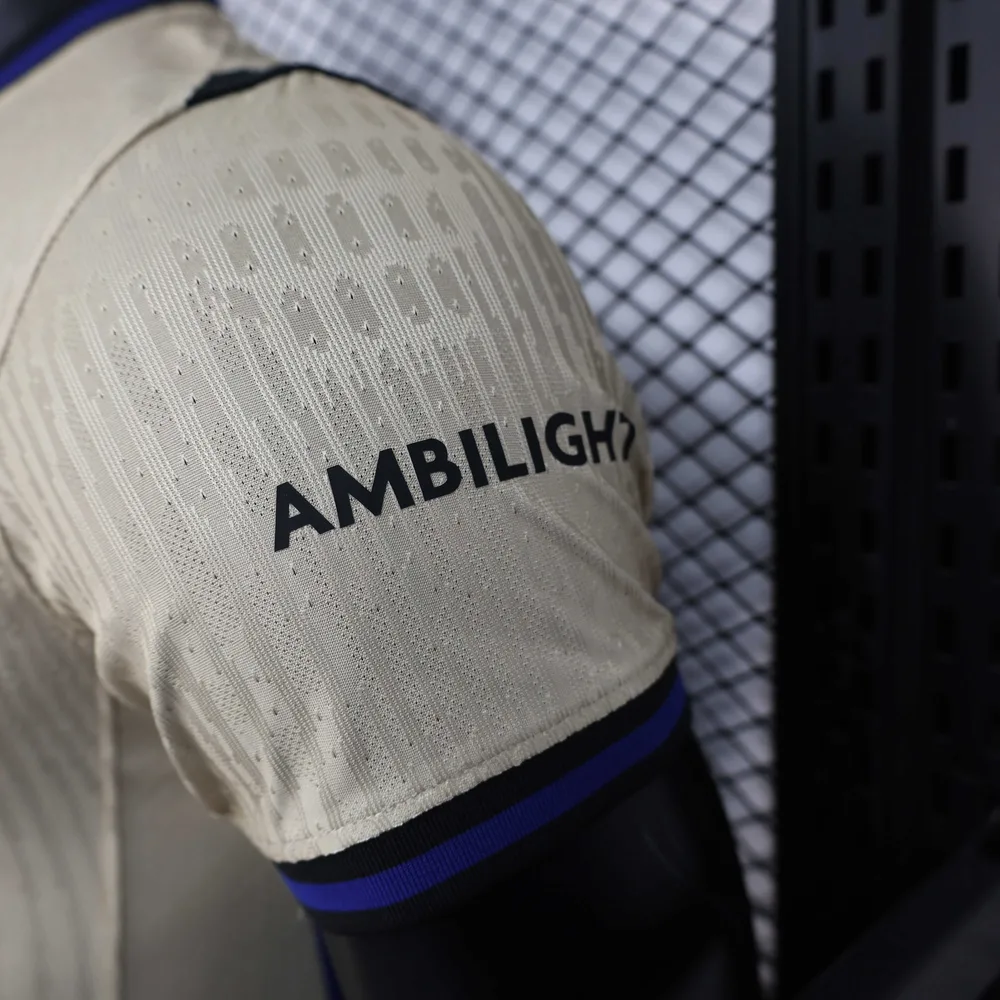 2025/2026 Versión Jugador Barcelona Visitante Camiseta de Fútbol Calidad Tailandesa — Vista 9