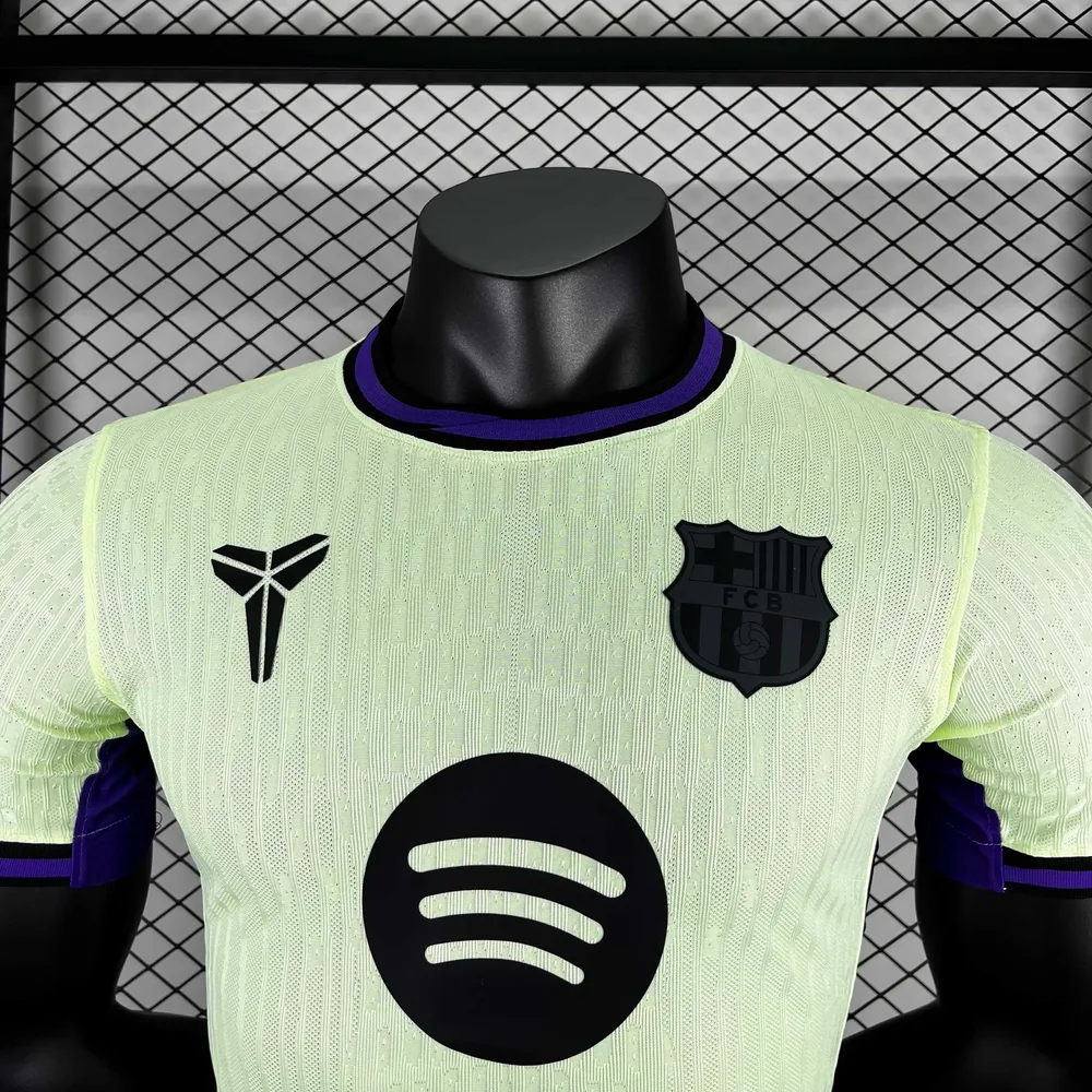 2025/2026 Versión Jugador Barcelona Tercera Camiseta Visitante Calidad Tailandesa — Vista 3