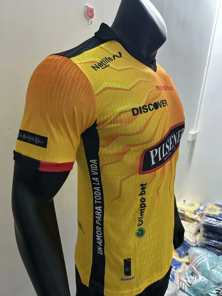 2025/2026 Barcelona Versión Jugador Centenario Camiseta Fútbol Calidad Tailandesa — Vista 6