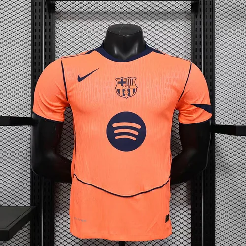 2025/2026 Versión Jugador Camiseta de Fútbol Tercera Visitante del Barcelona Calidad Tailandesa — Vista 1