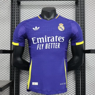 Camiseta de Fútbol Tercera Visitante del Real Madrid Versión Jugador 2024/2025 Calidad Tailandesa — Vista 1