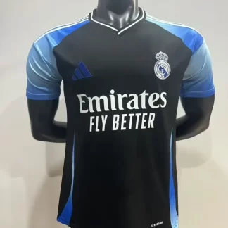 2025/2026 Versión Jugador Real Madrid Edición Especial Negra Camiseta Fútbol Calidad Thai — Vista 1