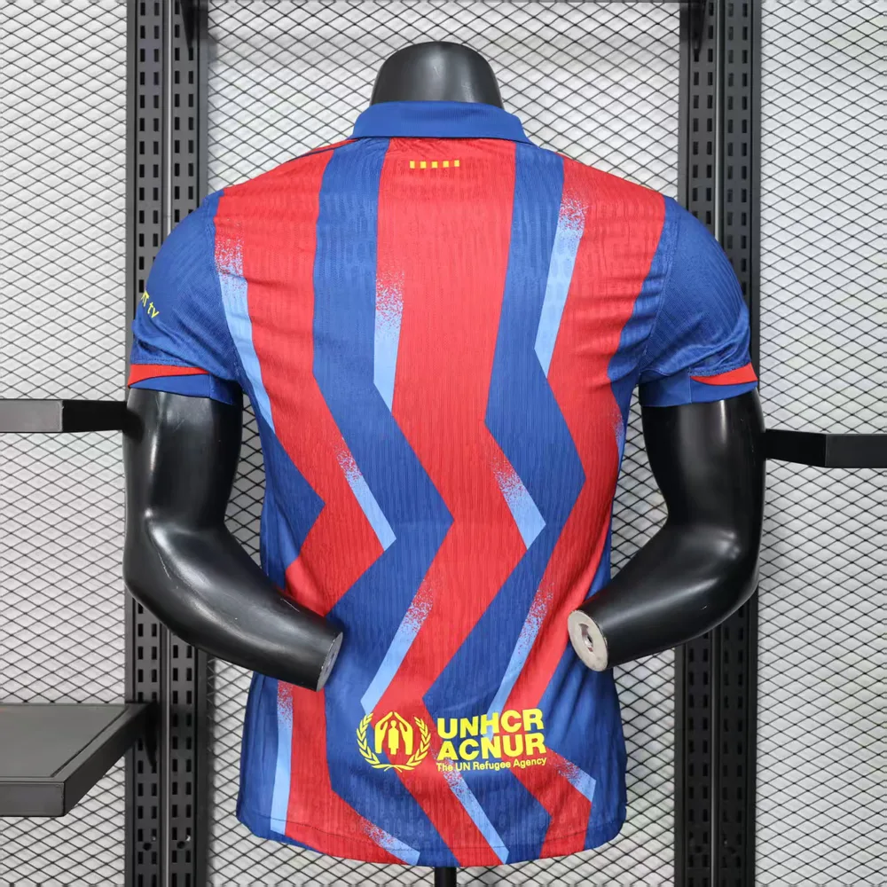 2025/2026 Versión Jugador Camiseta de Fútbol Cuarta Visitante del Barcelona Calidad Tailandesa — Vista 2