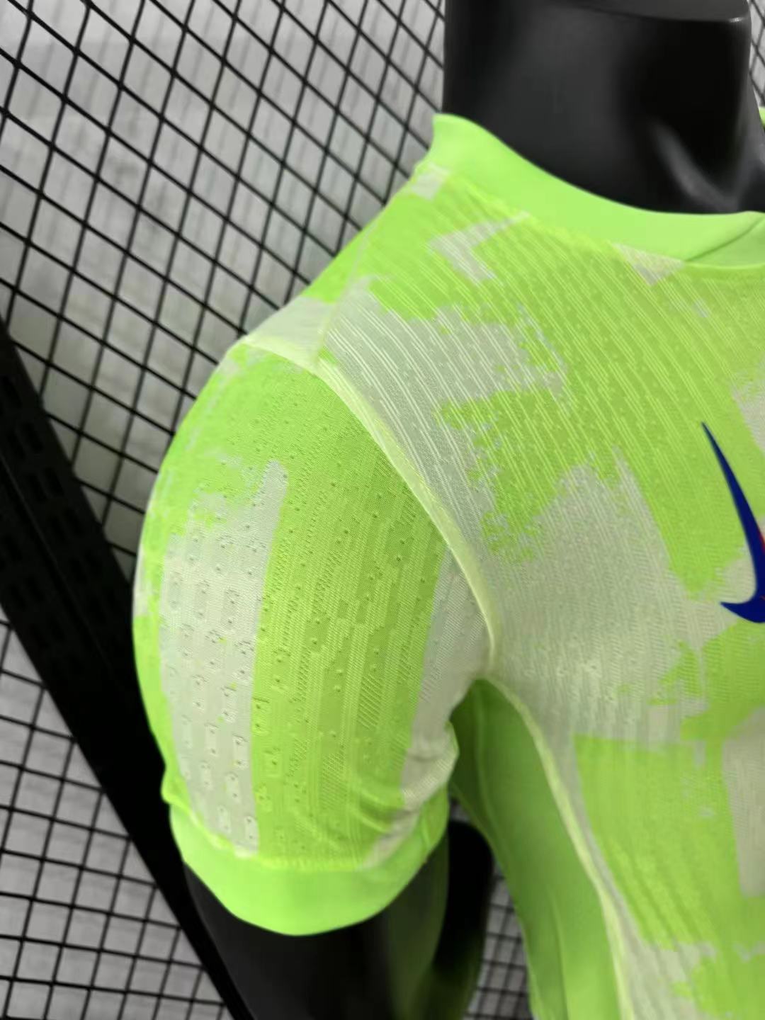 Camiseta de Fútbol Tercera Visitante Versión Jugador Barcelona Sin Spotify 2024/2025 Calidad Tailandesa — Vista 12