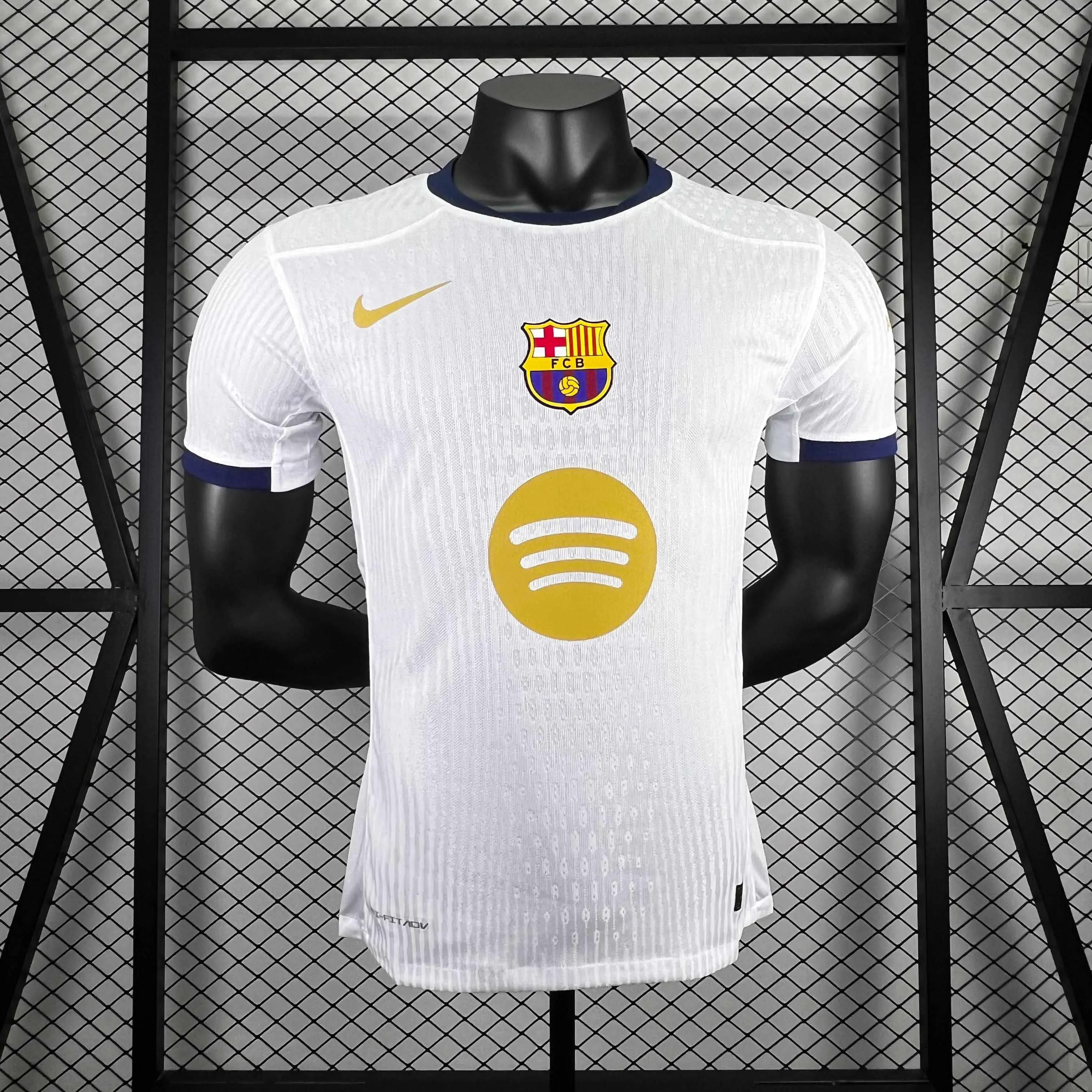 2025/2026 Versión Jugador Barcelona Camiseta Fútbol Blanca Coldplay Calidad Tailandesa — Vista 11